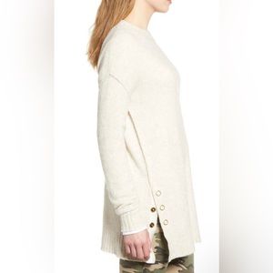 Caslon Side Snap Tunic Sweater